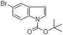 structure of CAS# 182344-70-3, N-Boc-5-bromoindole