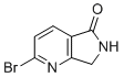 structure of CAS# 1823921-07-8, 2-溴-6,7-二氢-吡咯并[3,4-b]吡啶-5-酮