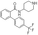 CAS # 182439-41-4, N-4-Piperidinyl-4'-(trifluoromethyl)-[1,1'-biphenyl]-2-carboxamide