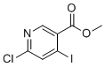 structure of CAS# 1824572-65-7, 甲基6-氯-4-碘烟酸酯