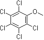 structure of CAS# 1825-21-4, Pentachloroanisole