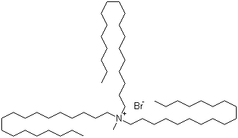 structure of CAS# 18262-86-7, 三(十八烷基)甲基溴化铵
