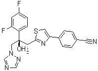 structure of CAS# 182760-06-1, 里氟康唑