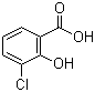 CAS 登录号：1829-32-9, 3-氯水杨酸