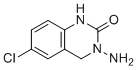 structure of CAS# 183054-18-4, 3-Amino-6-chloro-3,4-dihydroquinazolin-2(1H)-one
