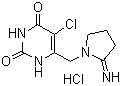 structure of CAS# 183204-72-0, 5-氯-6-[(2-亚氨基-1-吡咯烷基)甲基]-2,4(1H,3H)-嘧啶二酮单盐酸盐