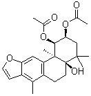 structure of CAS# 18326-06-2, 2-乙酰氧基-3-去乙酰氧基云实素 E