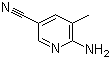 structure of CAS# 183428-91-3, 2-氨基-3-甲基-5-氰基吡啶