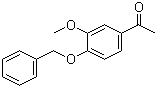 structure of CAS# 1835-11-6, 1-[4-苄氧基-3-甲氧基苯基]乙酮