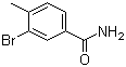 structure of CAS# 183723-09-3, 3-Bromo-4-methylbenzamide