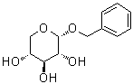 structure of CAS# 18403-12-8, 苄基 alpha-D-吡喃木糖苷