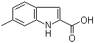 structure of CAS# 18474-59-4, 6-甲基-1H-吲哚-2-羧酸