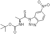 CAS 登录号：184951-86-8, N-[(1S)-1-甲基-2-(6-硝基-1H-苯并三唑-1-基)-2-硫酮乙基]氨基甲酸叔丁酯
