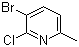 structure of CAS# 185017-72-5, 3-溴-2-氯-6-甲基吡啶