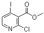 structure of CAS# 185041-05-8, 2-氯-4-碘-3-吡啶羧酸甲酯