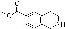 structure of CAS# 185057-00-5, 1,2,3,4-四氢异喹啉-6-羧酸甲酯