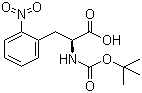 structure of CAS# 185146-84-3, Boc-L-2-nitrophenylalanine