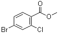 structure of CAS# 185312-82-7, 4-溴-2-氯苯甲酸甲酯