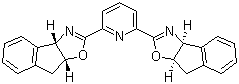 structure of CAS# 185346-09-2, 2,6-双[(3aS,8aR)-3a,8a-二氢-8H-茚并[1,2-d]恶唑啉-2-基]吡啶