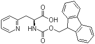 structure of CAS# 185379-40-2, Fmoc-L-3-(2-吡啶基)丙氨酸