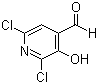 structure of CAS# 185423-26-1, 2,6-二氯-3-羟基吡啶-4-甲醛