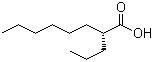 structure of CAS# 185517-21-9, (R)-(-)-2-Propyloctanoic acid