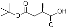 CAS 登录号：185836-75-3, (2R)-2-甲基丁二酸 4-叔丁酯