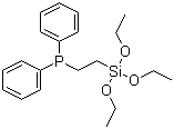 structure of CAS# 18586-39-5, 2-(二苯基膦基)乙基三乙氧基硅烷