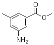 structure of CAS# 18595-15-8, 3-氨基-5-甲基苯甲酸甲酯