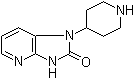 CAS # 185961-99-3, 1-(Piperidin-4-yl)-1,3-dihydro-2H-imidazo[4,5-b]pyridin-2-one, 1-Piperidin-4-yl-1,3-dihydroimidazo[4,5-b]pyridin-2-one