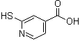 CAS 登录号：18616-05-2, 2-巯基-4-吡啶羧酸