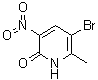 CAS 登录号：186413-74-1, 5-溴-6-甲基-3-硝基-2(1H)-吡啶酮