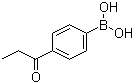 CAS # 186498-36-2, 4-(Propionyl)phenylboronic acid, 4-(Propionyl)benzeneboronic acid