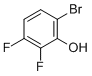 structure of CAS# 186590-23-8, 6-Bromo-2,3-difluorophenol