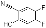 structure of CAS# 186590-36-3, 4,5-Difluoro-2-hydroxybenzonitrile
