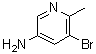 structure of CAS# 186593-43-1, 5-溴-6-甲基-3-吡啶胺