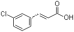 structure of CAS# 1866-38-2, 间氯肉桂酸