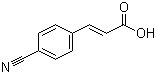 structure of CAS# 18664-39-6, 4-氰基肉桂酸
