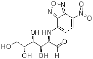 structure of CAS# 186689-07-6, 2-脱氧-2-[(7-硝基-2,1,3-苯并恶二唑-4-基)氨基]-D-葡萄糖