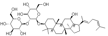 structure of CAS# 186763-78-0, 人参皂苷 Rg5