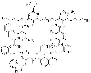 structure of CAS# 186901-48-4, Cortistatin-14 (rat)