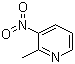 structure of CAS# 18699-87-1, 2-甲基-3-硝基吡啶