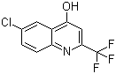 structure of CAS# 18706-21-3, 6-Chloro-2-trifluoromethylquinolin-4-ol