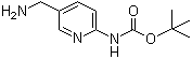 CAS 登录号：187237-37-2, 2-(N-叔丁氧羰基氨基)-5-(氨基甲基)吡啶