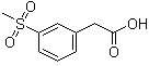 structure of CAS# 1877-64-1, 3-Methanesulfonylphenylacetic acid