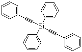 structure of CAS# 18784-61-7, 二苯基双(苯基乙炔基)硅烷