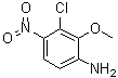 CAS # 187929-79-9, 3-Chloro-2-methoxy-4-nitrobenzenamine