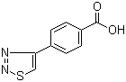 structure of CAS# 187999-31-1, 4-(1,2,3-噻二唑-4-基)苯甲酸