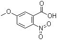 CAS # 1882-69-5, 5-Methoxy-2-nitrobenzoic acid, 2-Nitro-5-methoxybenzoic acid