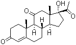 CAS 登录号：1882-82-2, 21-去氧可的松, 17alpha-羟基孕甾-4-烯-3,11,20-三酮